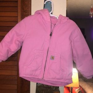 Super cute 18 months pink Carhart coat